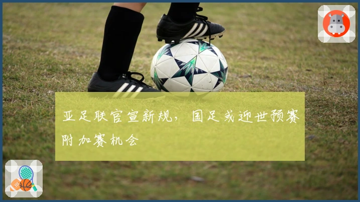 亚足联官宣新规，国足或迎世预赛附加赛机会